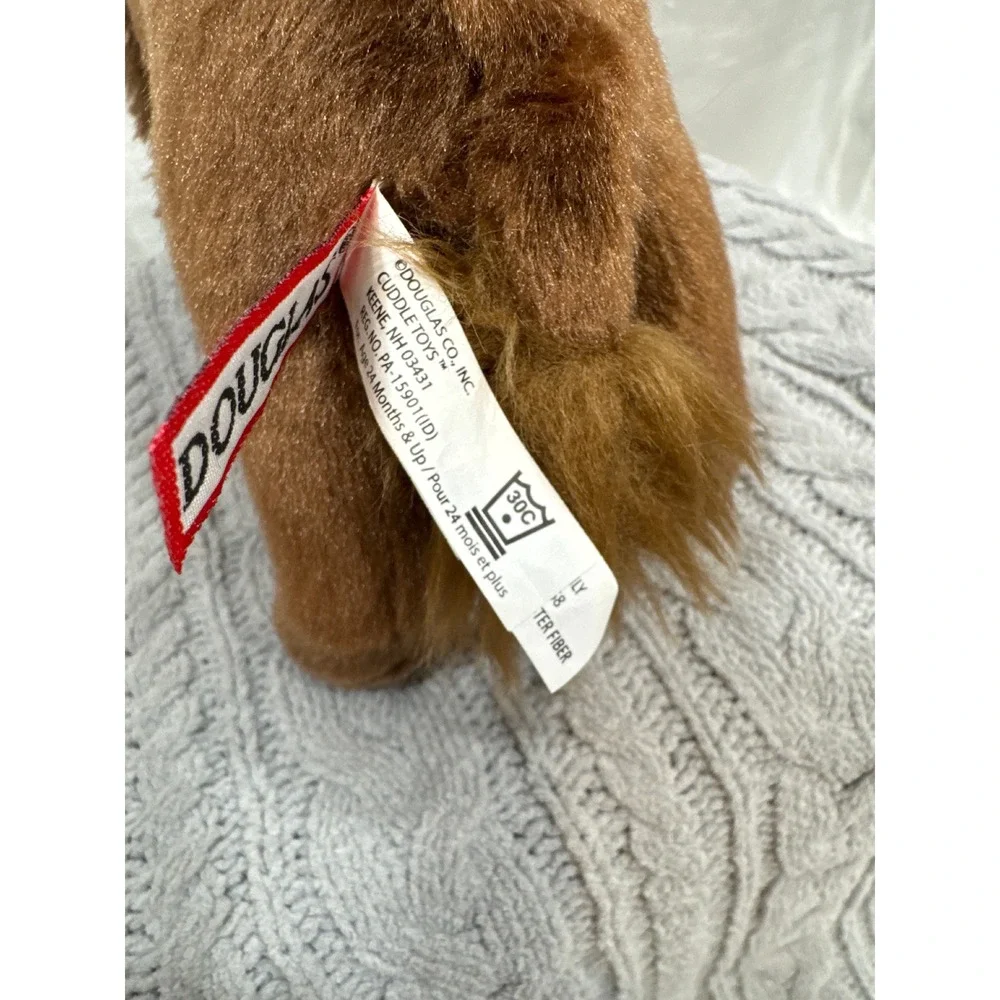 Douglas Cuddle Toys Bison Buffalo‎ Brown Shaggy Standing Stuffed Animal Plush